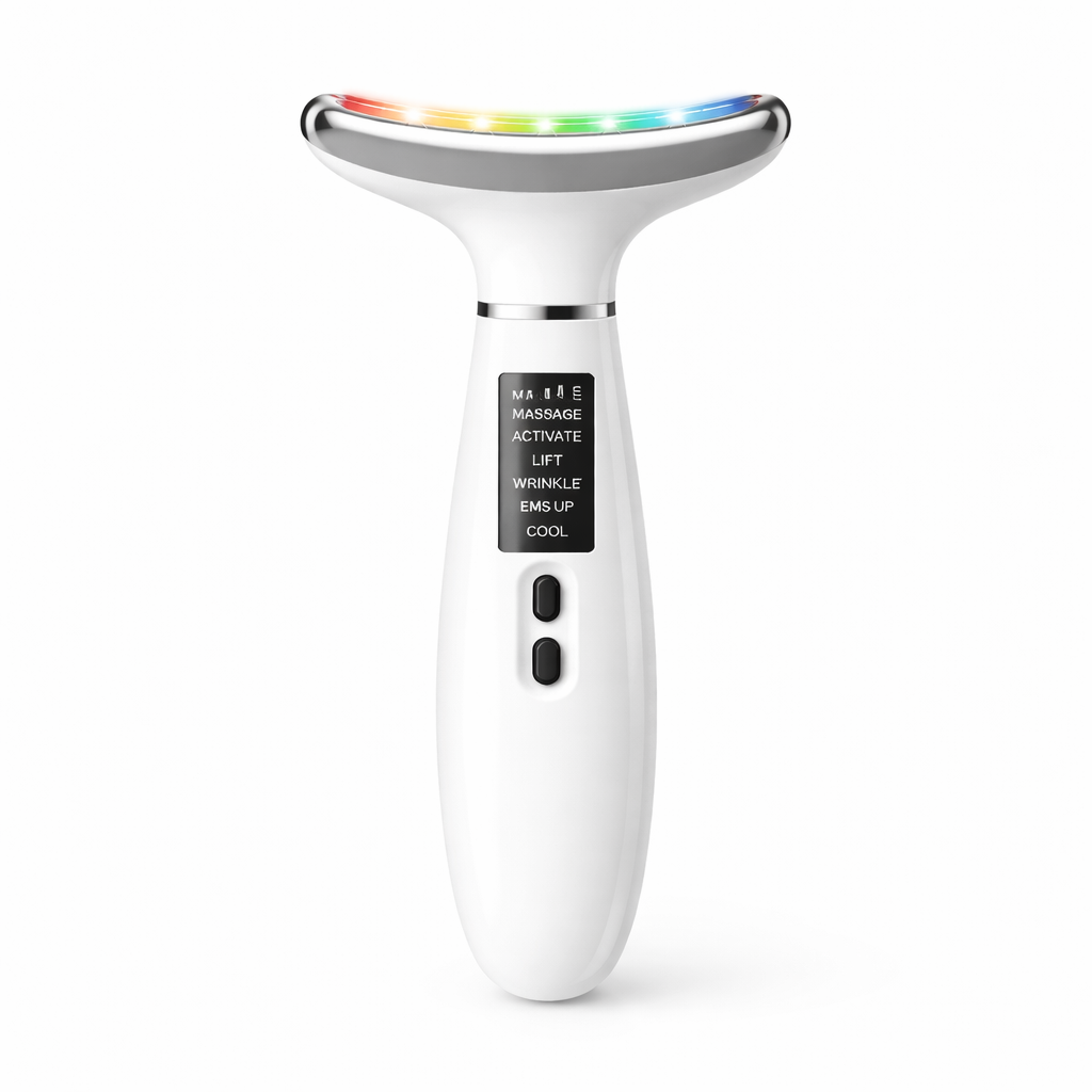 Luma-Mask™ Neck Device – LED & EMS Hautpflege für ein strafferes, gepflegtes Hautbild