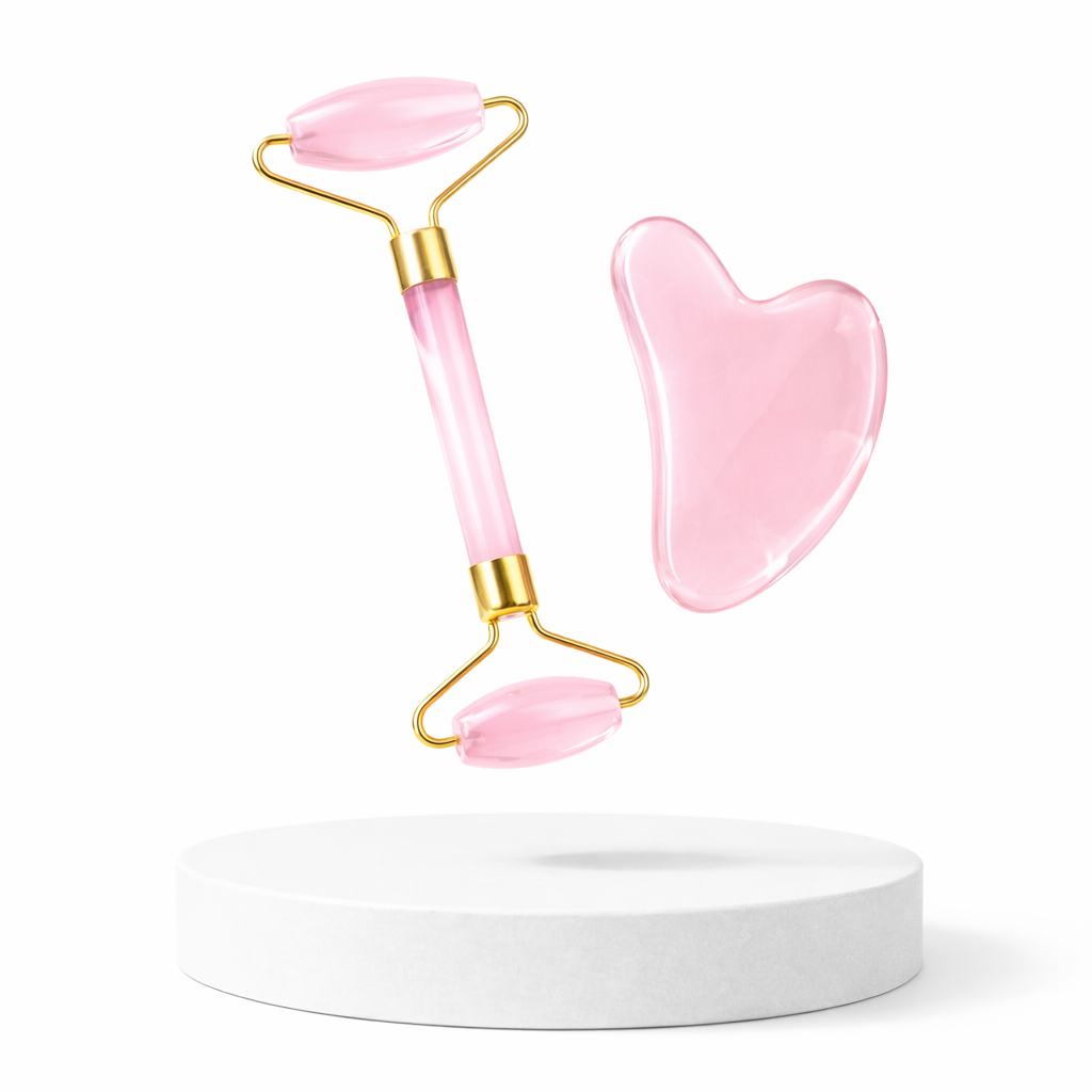 Luma-Mask™ LED Gesichtsmaske + Luma-Glow™ Gua Sha Set