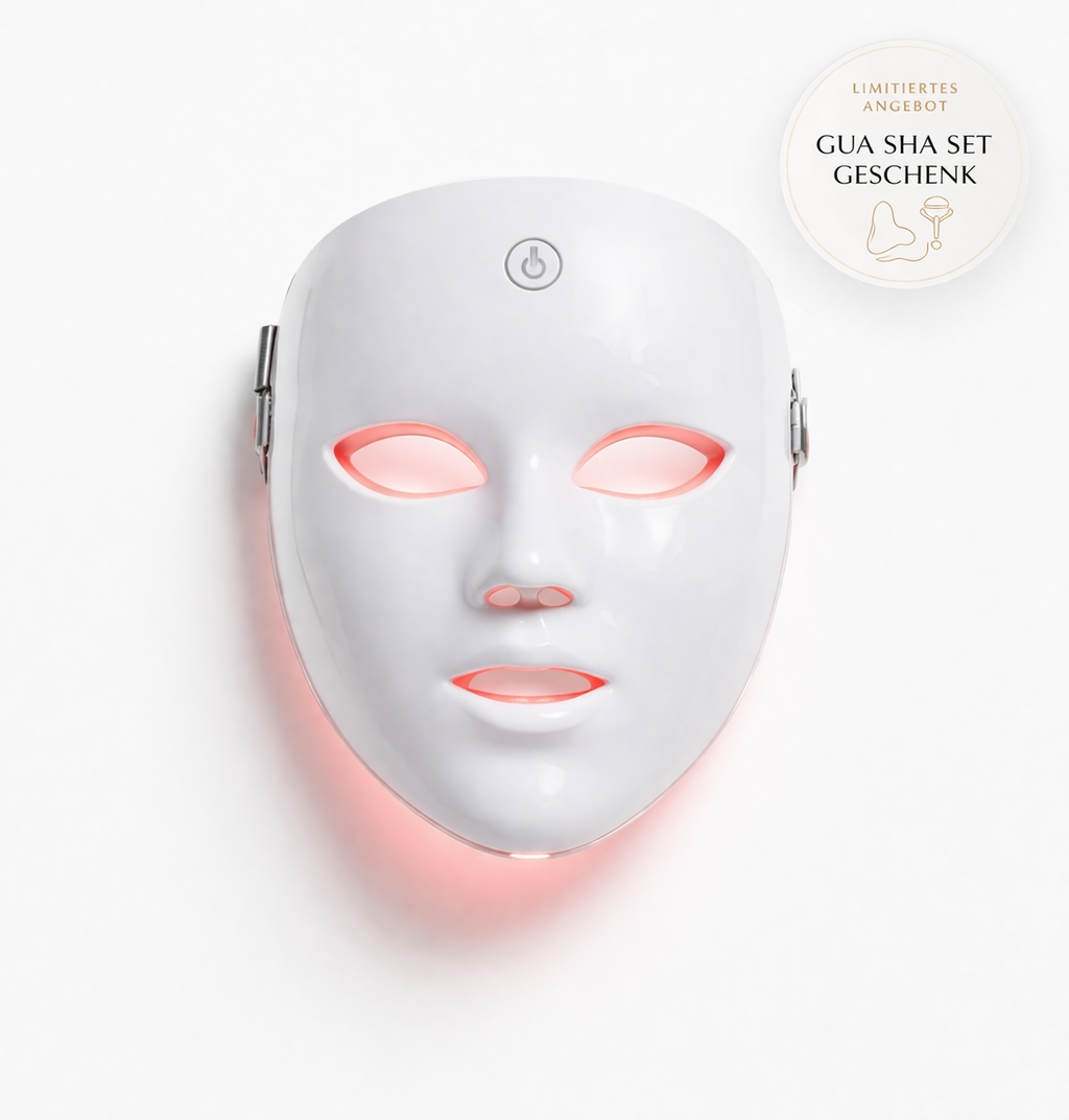 Luma-Mask™ LED Gesichtsmaske + Luma-Glow™ Gua Sha Set