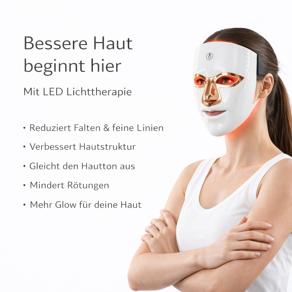 Luma-Mask™ LED Gesichtsmaske + Luma-Glow™ Gua Sha Set