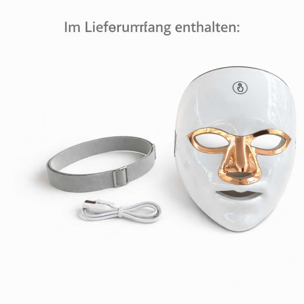 Luma-Mask™ LED Gesichtsmaske – Für klare, glatte & strahlende Haut